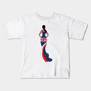 New Zealand Woman Kids T-Shirt